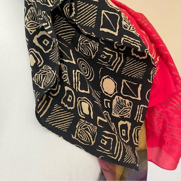 Silk Scarf Lot 3 Three Scarves Vintage - Picture 8 of 11